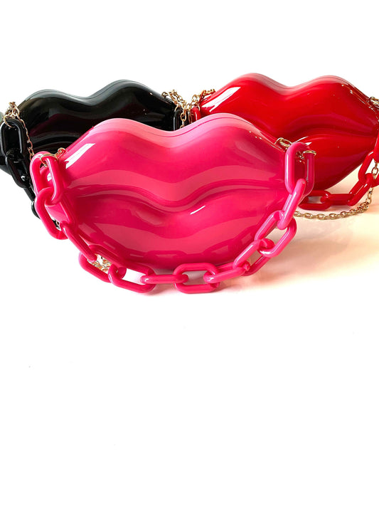 Lip Clutch Crossbody bag