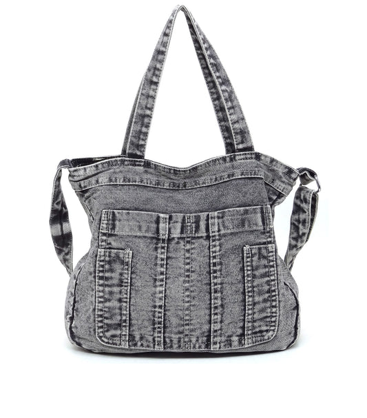 Washed Denim Bag